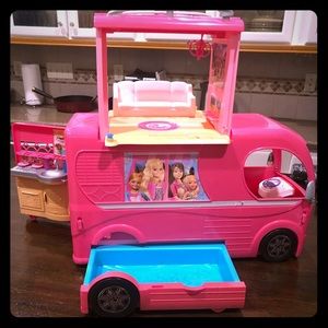 Barbie Dream House Camper with Pool Set